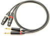 CANARE カナレ L-4E6S XLR(メス)-TS(モノラルフォン)  2本セット変換ケーブル