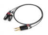 CANARE MS202 Analog Audio Red and White Line XLR (Female) to TRS Conversion Cable Set of 2