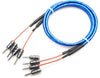 ZONOTONE 6NSP-Granster 2200α 2-Piece Set Beryllium Copper Rhodium-Plated Speaker Cable with Banana Plugs (For the US)