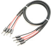 MOGAMI 2477 NEGLEX Hi-Fi Beryllium Copper Rhodium Plated Speaker Cable with Banana Plugs, Set of 2
