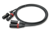 MOGAMI 2534 Red and White Pair XLR Microphone Cable