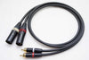 MOGAMI 2534 XLR(オス)→RCAケーブル 2本セット