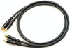 MOGAMI 2534 Phosphor Bronze Red and White Line Pair RCA Cable