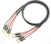 MOGAMI 3082 Beryllium Copper Gold Plated Speaker Cable with Banana Plugs, Set of 2