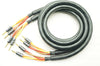 MOGAMI 3104 2-Piece Set 24K Gold-Plated Beryllium Copper Speaker Cable with Banana Plugs