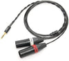 MOGAMI 2944 Audio Y Cable (4.4mm 5-pole Male to 2 XLR Male)