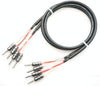 CANARE 4S8G OFC 2-piece set Beryllium copper rhodium-plated speaker cable with banana plugs 
