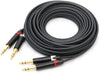 MOGAMI 3106 2-core parallel TRS stereo phone cable