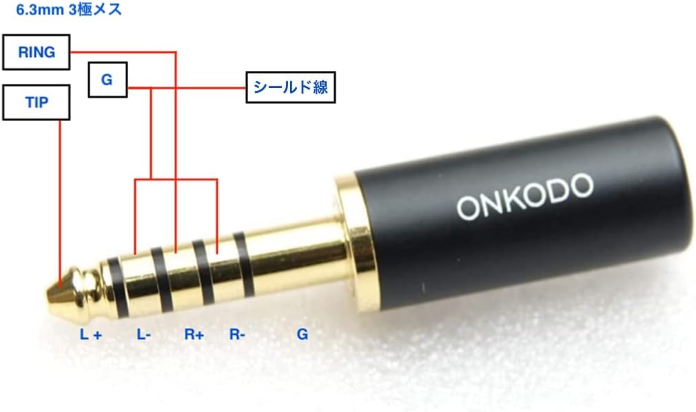 4.4mm5極ケーブル