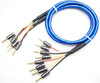 ZONOTONE 6NSP-Granster 5500α Bi-wiring compatible, set of 2, beryllium copper gold-plated speaker cables with banana plugs (2-4 pieces)