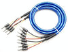 ZONOTONE 6NSP-Granster 5500α Bi-wiring compatible, set of 2, beryllium copper, rhodium-plated, with banana plugs, speaker cable (2-4 pieces)