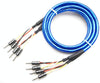ZONOTONE 6NSP-Granster 5500α Beryllium Copper Rhodium Plated Speaker Cable with Banana Plugs, Set of 2