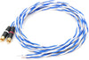 ONKODO Blue y524 RCA -先バラ スピーカーケーブル 2本セット