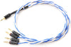 ONKODO Blue y524 Y-branch cable [3.5mm stereo miniphone - banana x 4] speaker cable