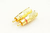 MOGAMI 7553 RCA ペアプラグ (赤白 各1個)