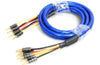 Zonotone Granster SP-8800 Bi-wiring compatible 2-pair beryllium copper gold-plated speaker cable with banana plugs (2-4 pieces)