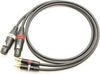 CANARE カナレ L-2T2S XLR(メス)-RCA 2本ペア変換ケーブル