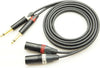 MOGAMI 3106 2-core parallel XLR male to TS phone cable