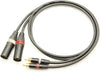 CANARE カナレ L-2T2S XLR(オス)-RCA 2本ペア変換ケーブル