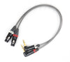 ONKODO 8422 High Resolution XLR (female) to TRS L-type (stereo phone) 2-piece conversion cable