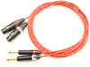 ONKODO 88770 Professional XLR (female) to TS (mono phone) conversion cable set of 2
