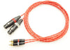 ONKODO 88770 Professional XLR (female) to RCA 2-pack conversion cable