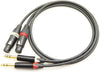 CANARE L-4E6S XLR (female) to TRS (stereo phone) conversion cable set of 2