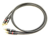 CANARE L-4E6S Red and White Line 2-Piece RCA Cable