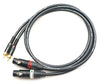 プロ用ケーブル! ドイツ製 KLOTZ (クロッツ) MC5000 XLRメス-RCA 変換ケーブル 2本セット