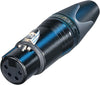 NEUTRIK NC4FXX-B XLR connector 4pin female