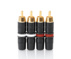ONKODO RP-205Gu Tellurium Copper High Conductivity Non-Magnetic RCA Plug Set of 4