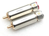 ONKODO RP-208Cu Unpainted, non-plated phosphor bronze collet chuck RCA plug set of 2